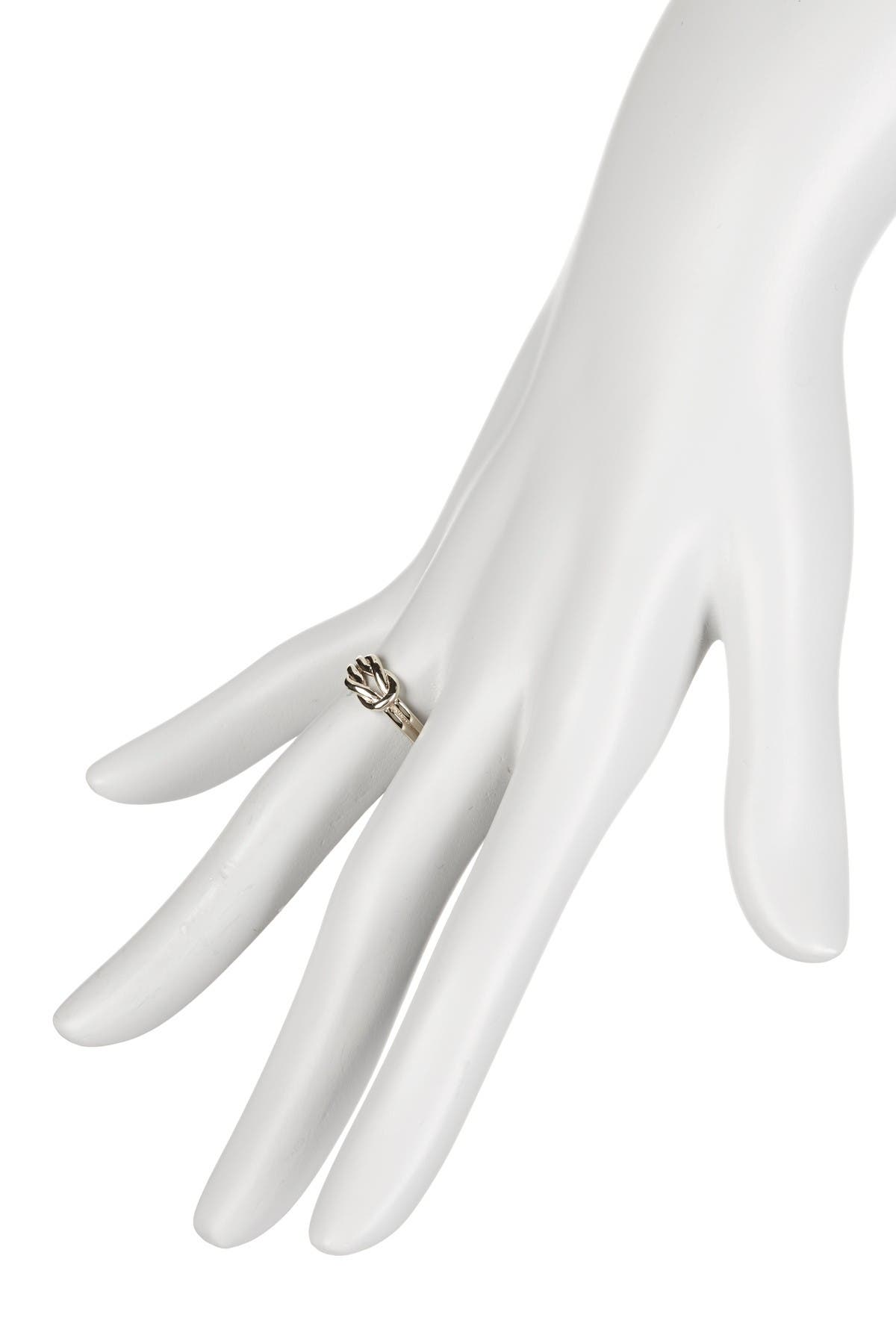 Sterling Forever Sterling Silver Double Love Knot Ring (Women ...