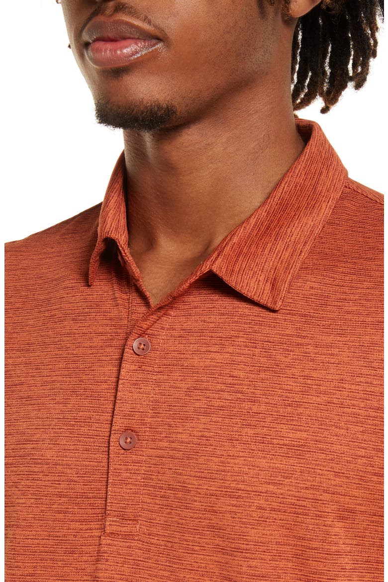 Driver Performance Polo, Alternate, color, RUST HENNA