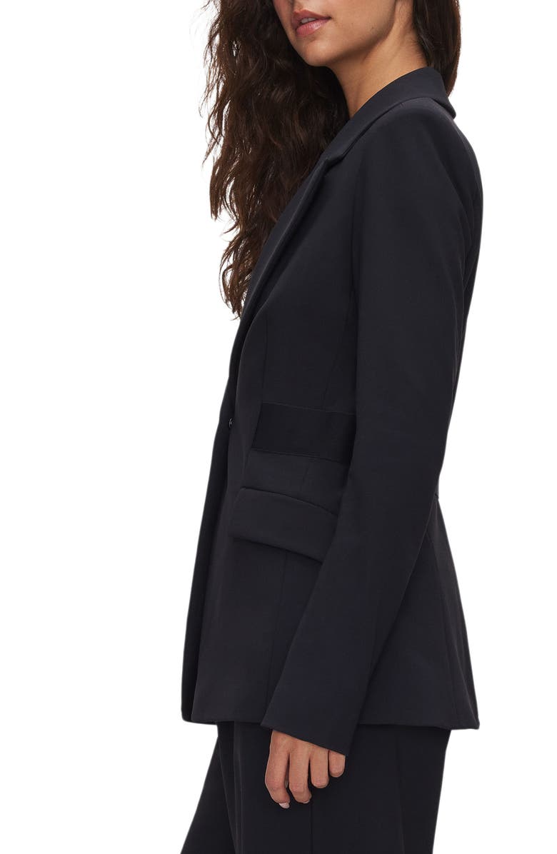 Good American Bonded One-Button Blazer, Alternate, color, 