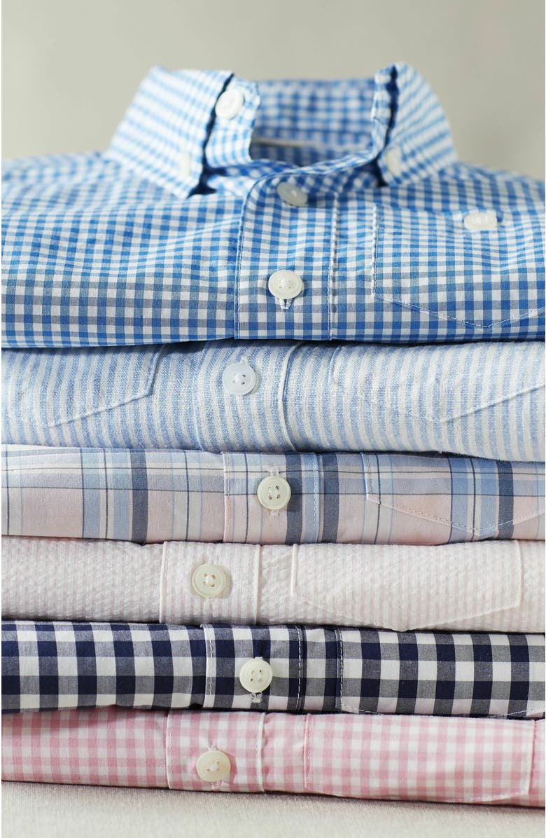 Hope & Henry Boys' Organic Poplin Button Down Shirt, Kids, Alternate, color, 