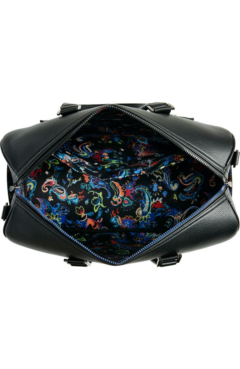 Robert Graham Sixer Zip Bottom Faux Leather Duffle Bag, Alternate, color,