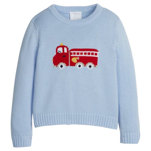 Little English Kids' Intarsia Style Sweater In Blue