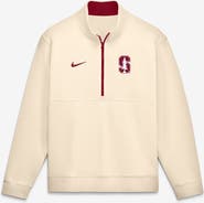 Nike Men's Nike Cream Stanford Cardinal Primetime Club Fleece Half-Zip Pullover