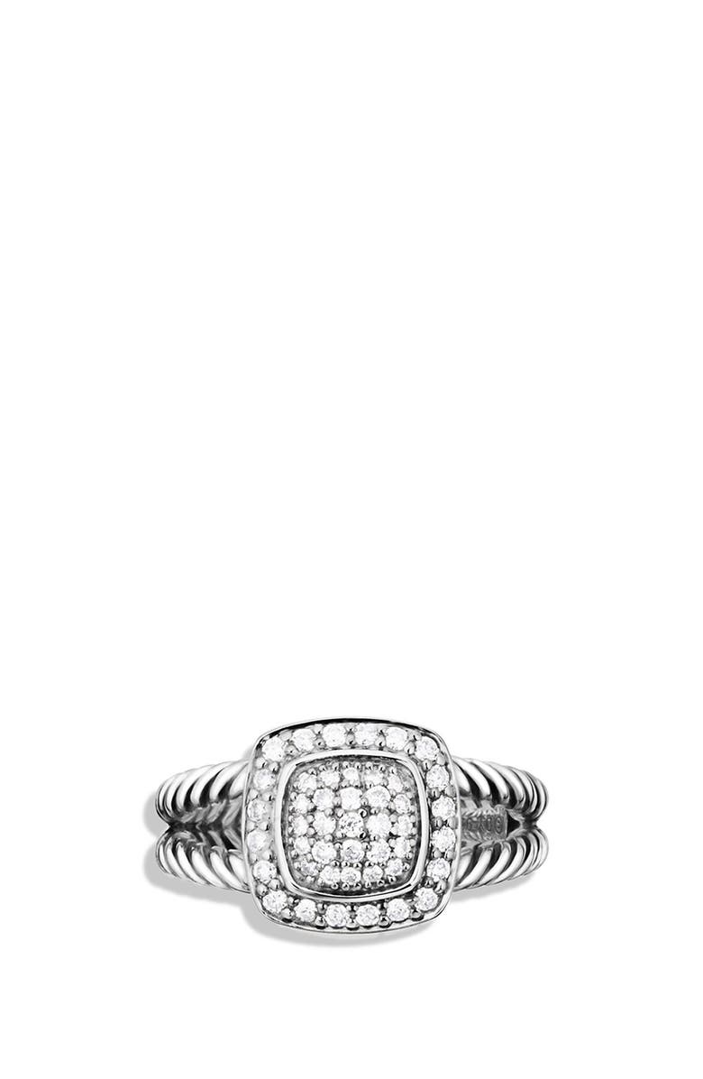 David Yurman Albion Petite Ring with Diamonds, Alternate, color,