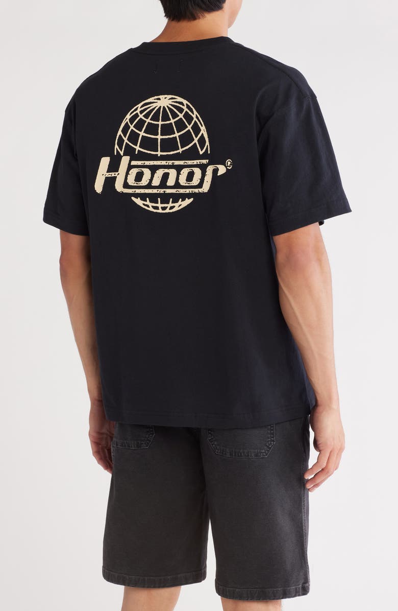 HONOR THE GIFT Globe Logo Graphic T-Shirt, Alternate, color,