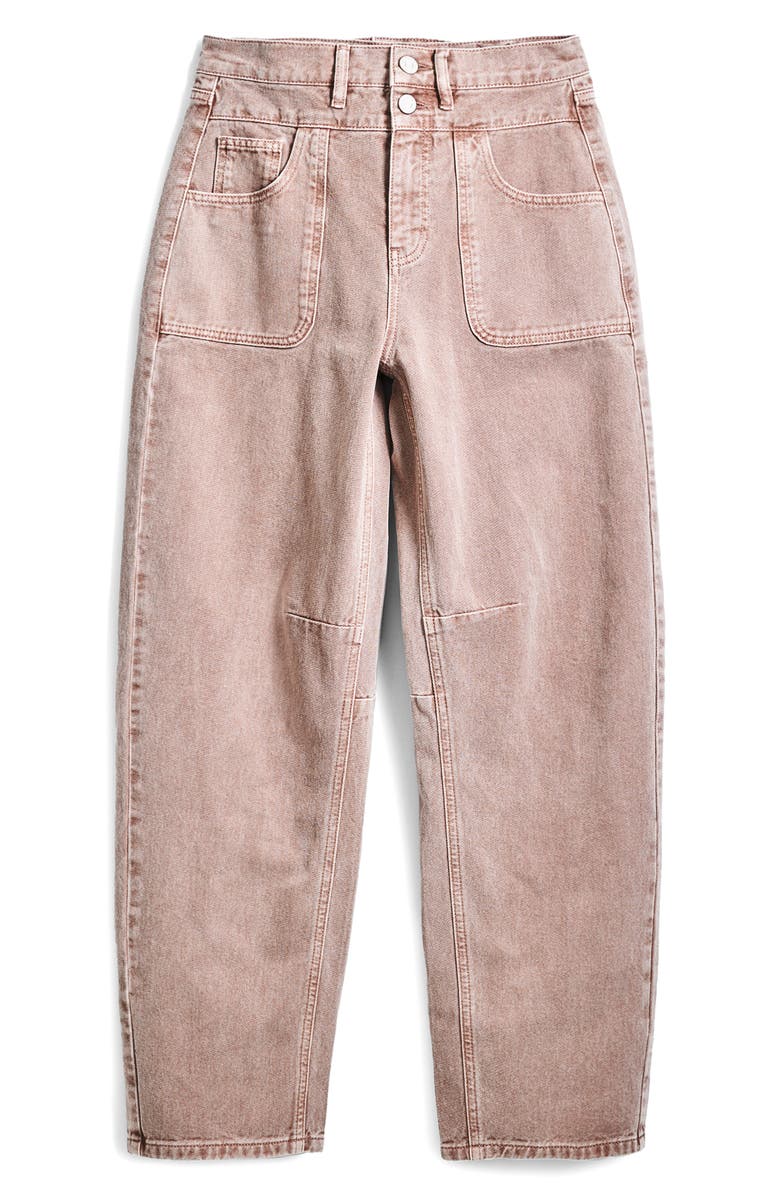 Desigual Straight Leg Ankle Jeans, Alternate, color, Beige