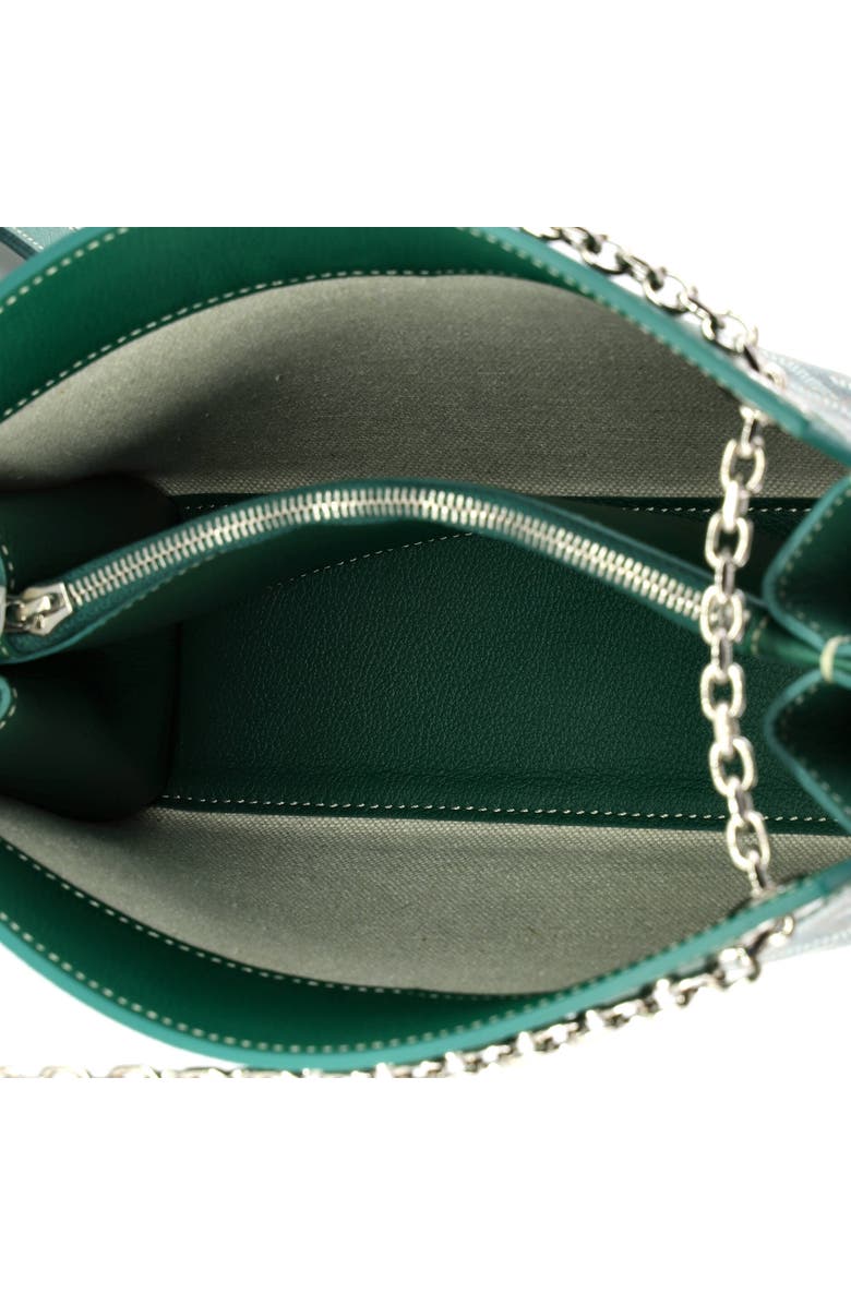Pre-Owned Goyard Structured Rouette Chain Shoulder Bag Coated Canvas Mini, Alternate, color, Green