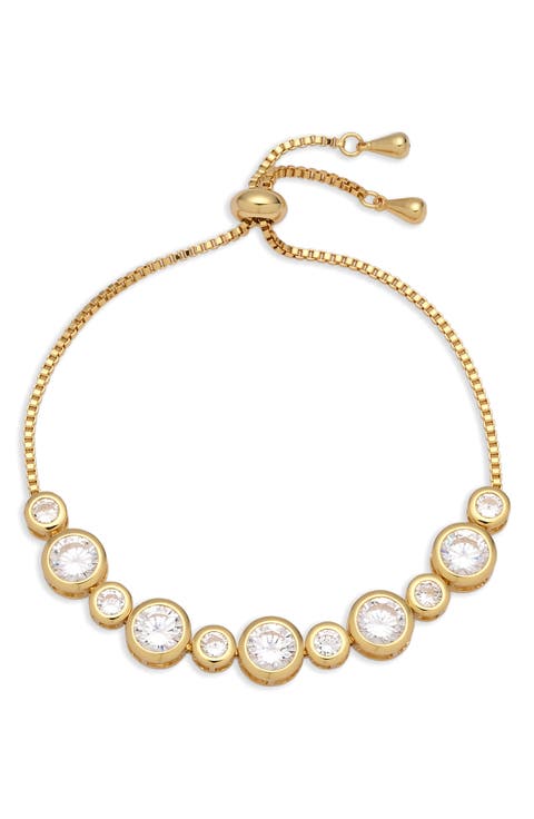 Line of Light 18k Gold Plated Slider Bracelet