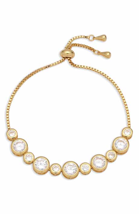 Line of Light 18k Gold Plated Slider Bracelet
