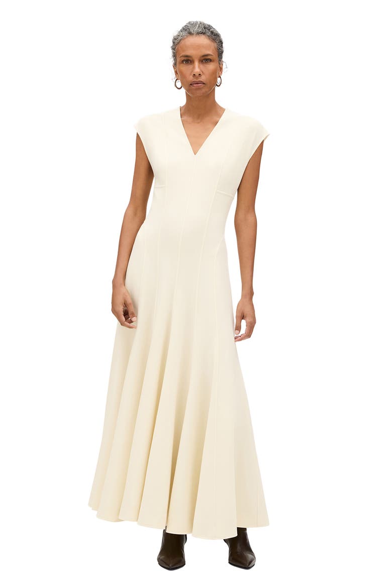 Double Face Cutout Dress, Main, color, Cream