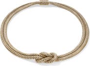 John Hardy Love Knot Necklace, 14K Gold, 10mm