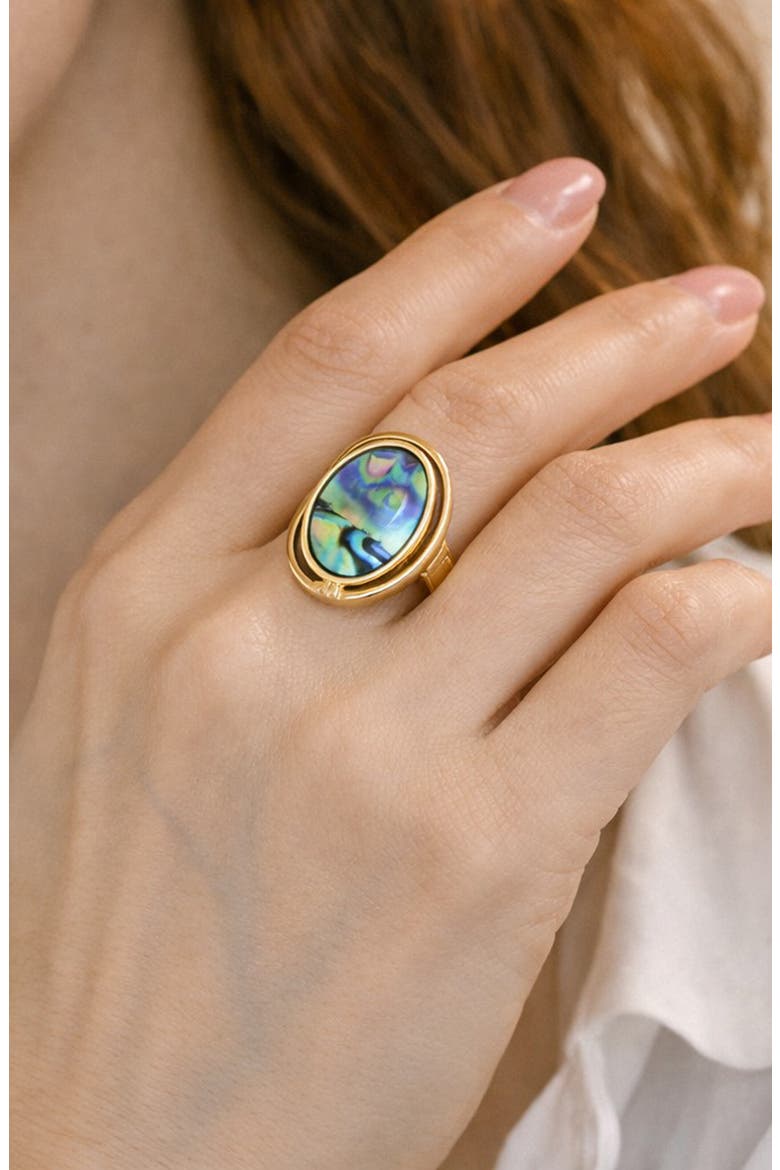 Tara Statement Ring, Alternate, color, GOLD