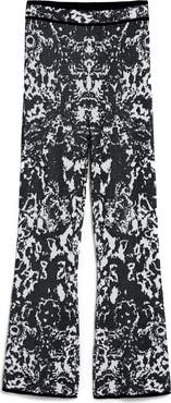 Desigual Geo Print Straight Leg Pants