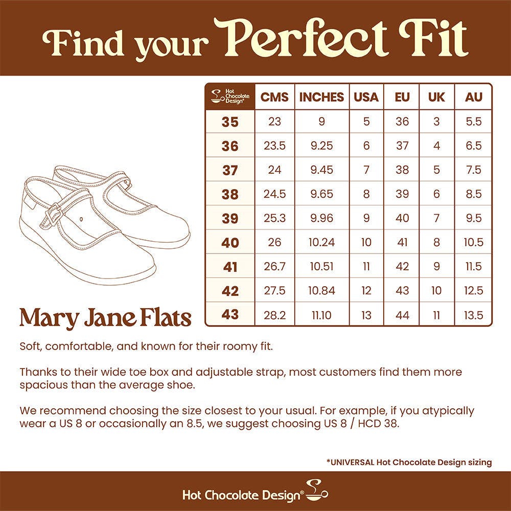 Hot Chocolate Design Havana Coffee Women's Mary Jane Flats, Alternate, color, Havana Coffee