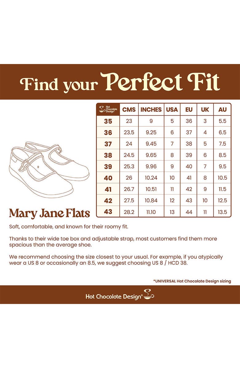 Hot Chocolate Design Havana Coffee Women's Mary Jane Flats, Alternate, color, Havana Coffee