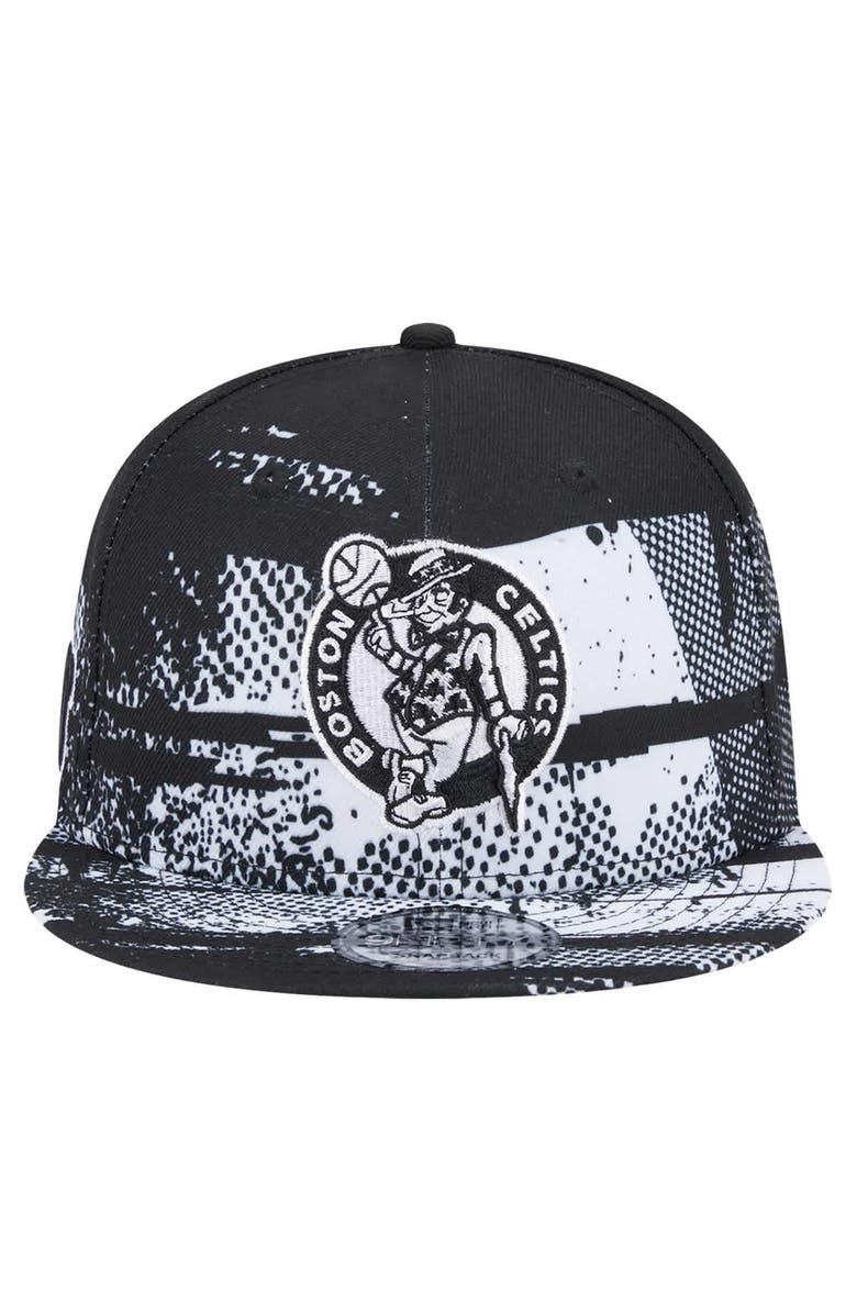 New Era Black Boston Celtics Tip-Off 9FIFTY Snapback Hat, Alternate, color,