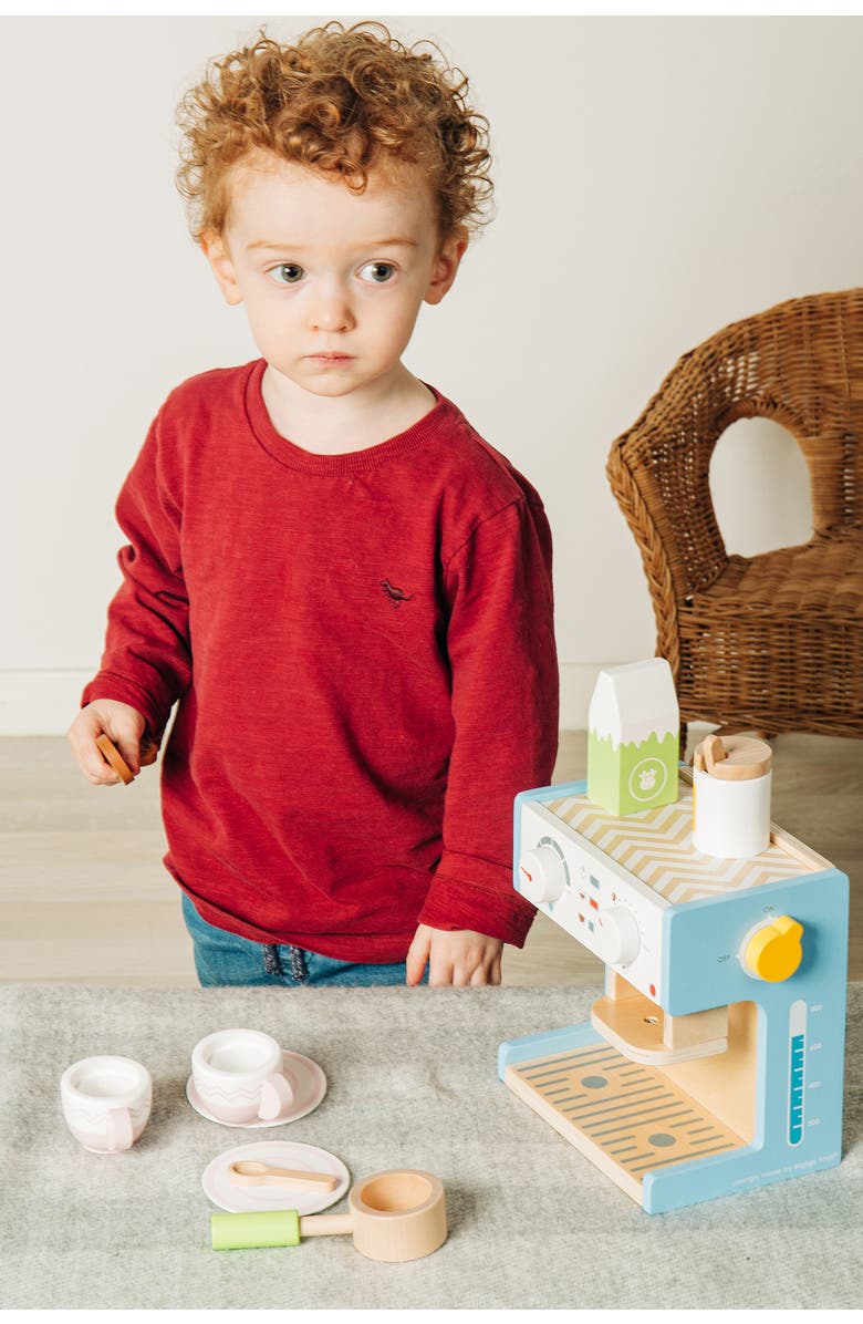 Bigjigs Toys Coffee Maker, Alternate, color, Multicoloured