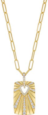 Bony Levy Kiera Diamond Medallion Pendant Necklace