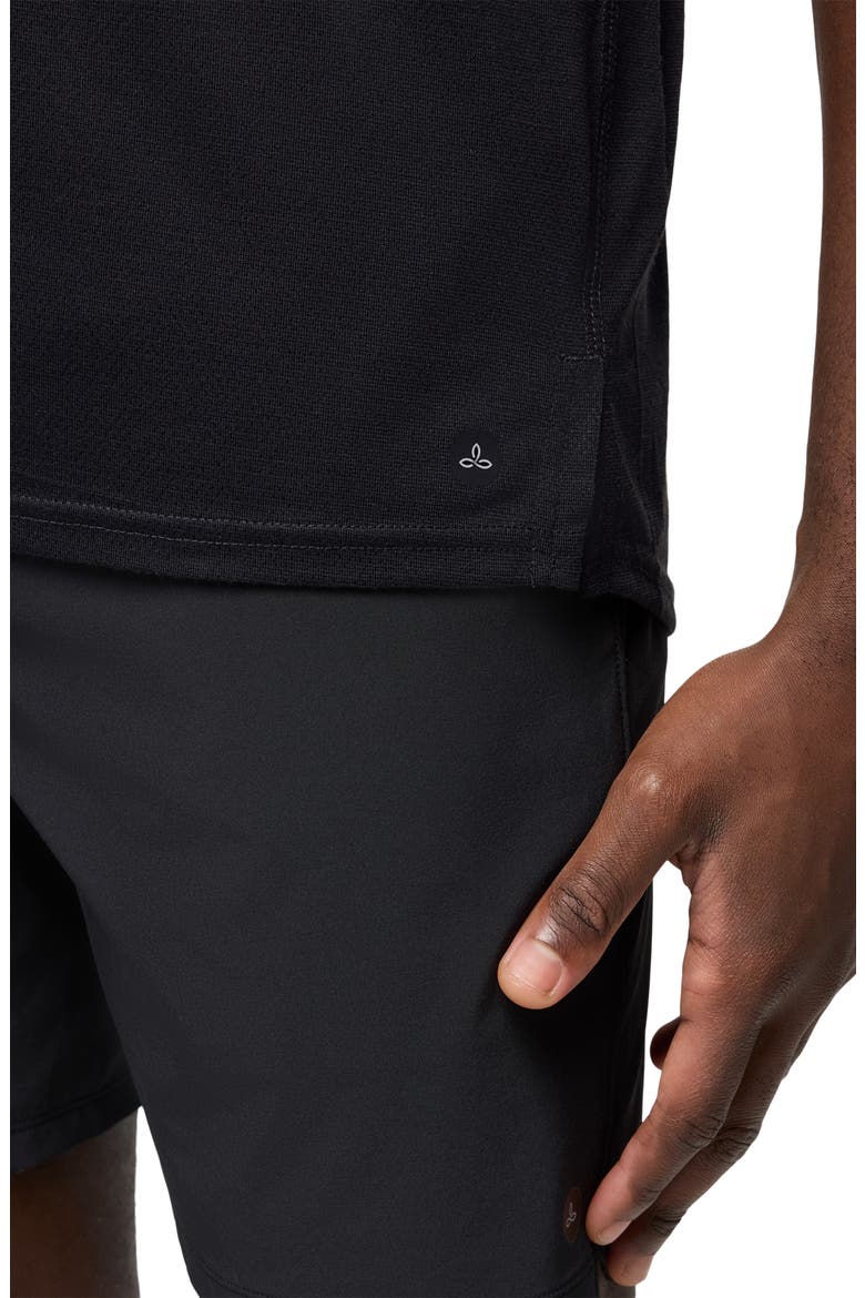 Natural Flow Performance Short Sleeve T-Shirt, Alternate, color, BLACK
