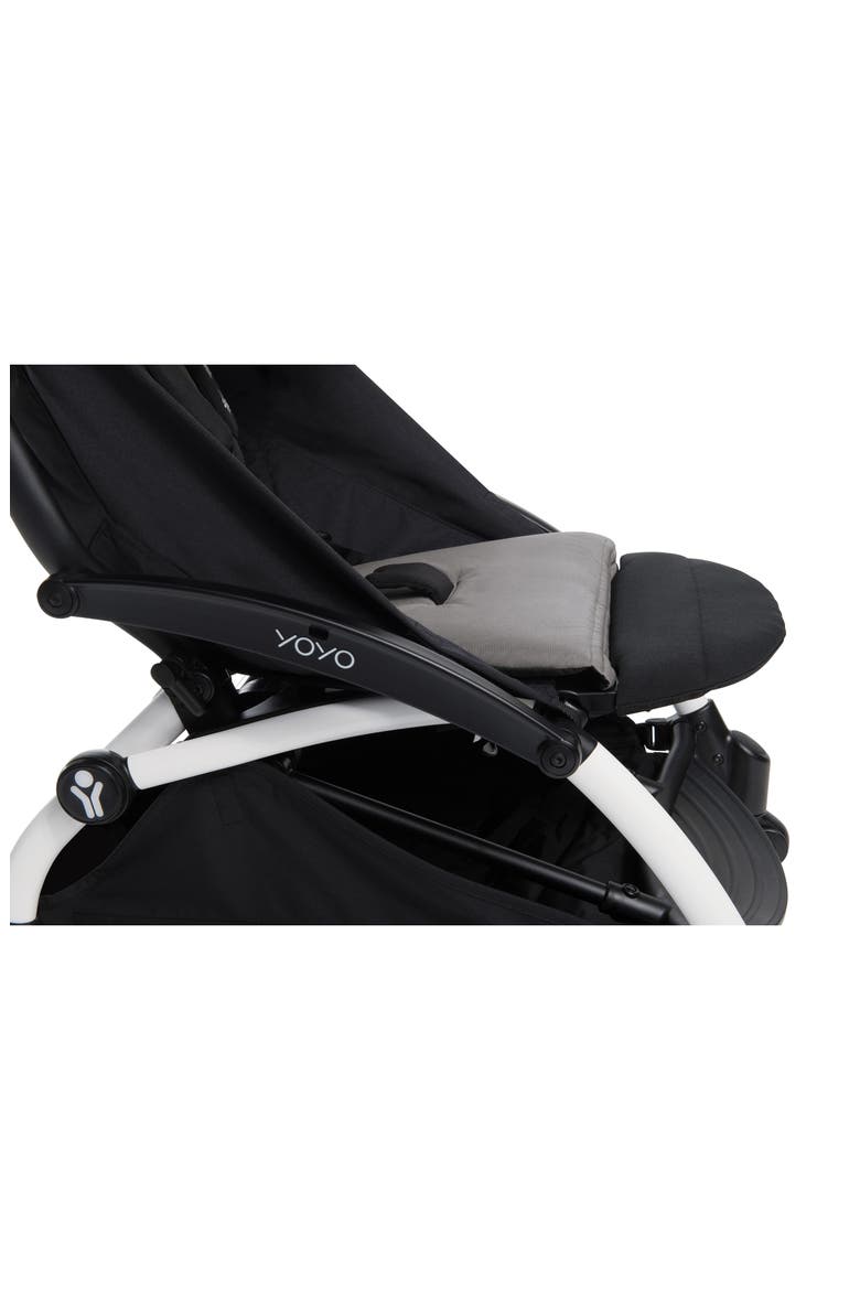 YOYO+ Complete Stroller with Travel Bag, Black Parasol & New Leg Rest, Alternate, color, BLACK/ BLACK