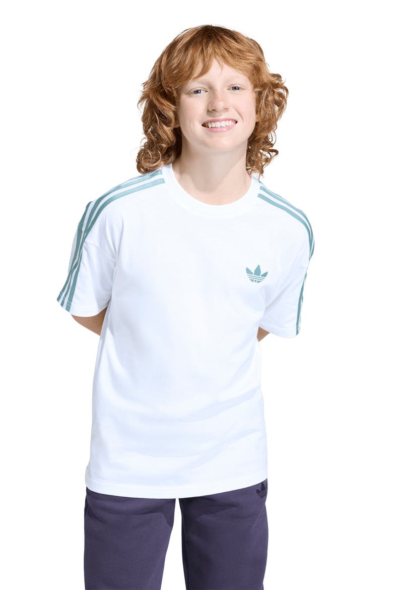 Kids' Minecraft 3-Stripes Graphic T-Shirt, Alternate, color, WHITE
