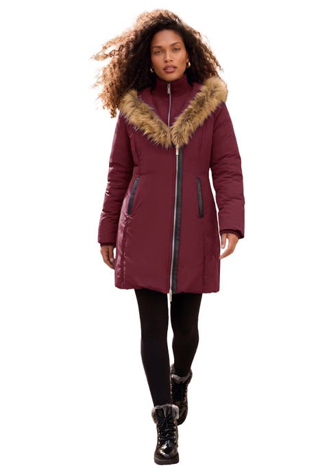 Plus Size Double Layer Puffer Coat