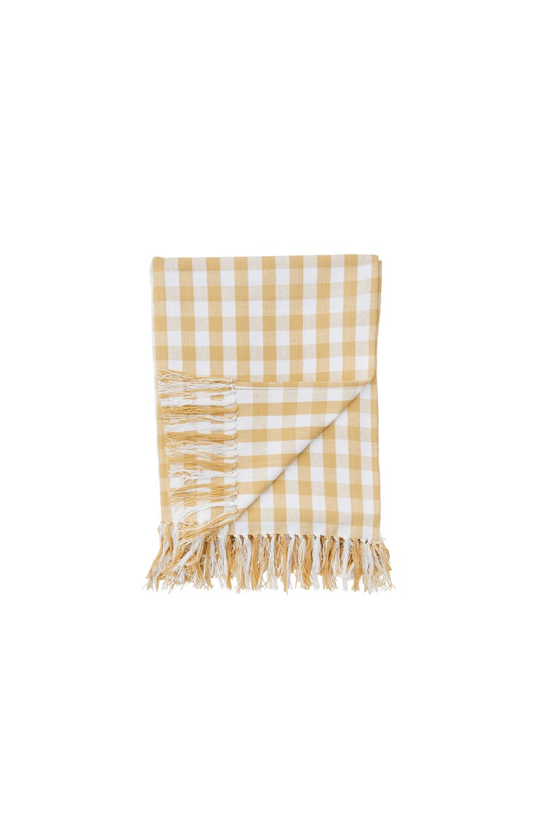 C&F Home 50" x 60" Ashford Throw Blanket Collection, Main, color, Yellow