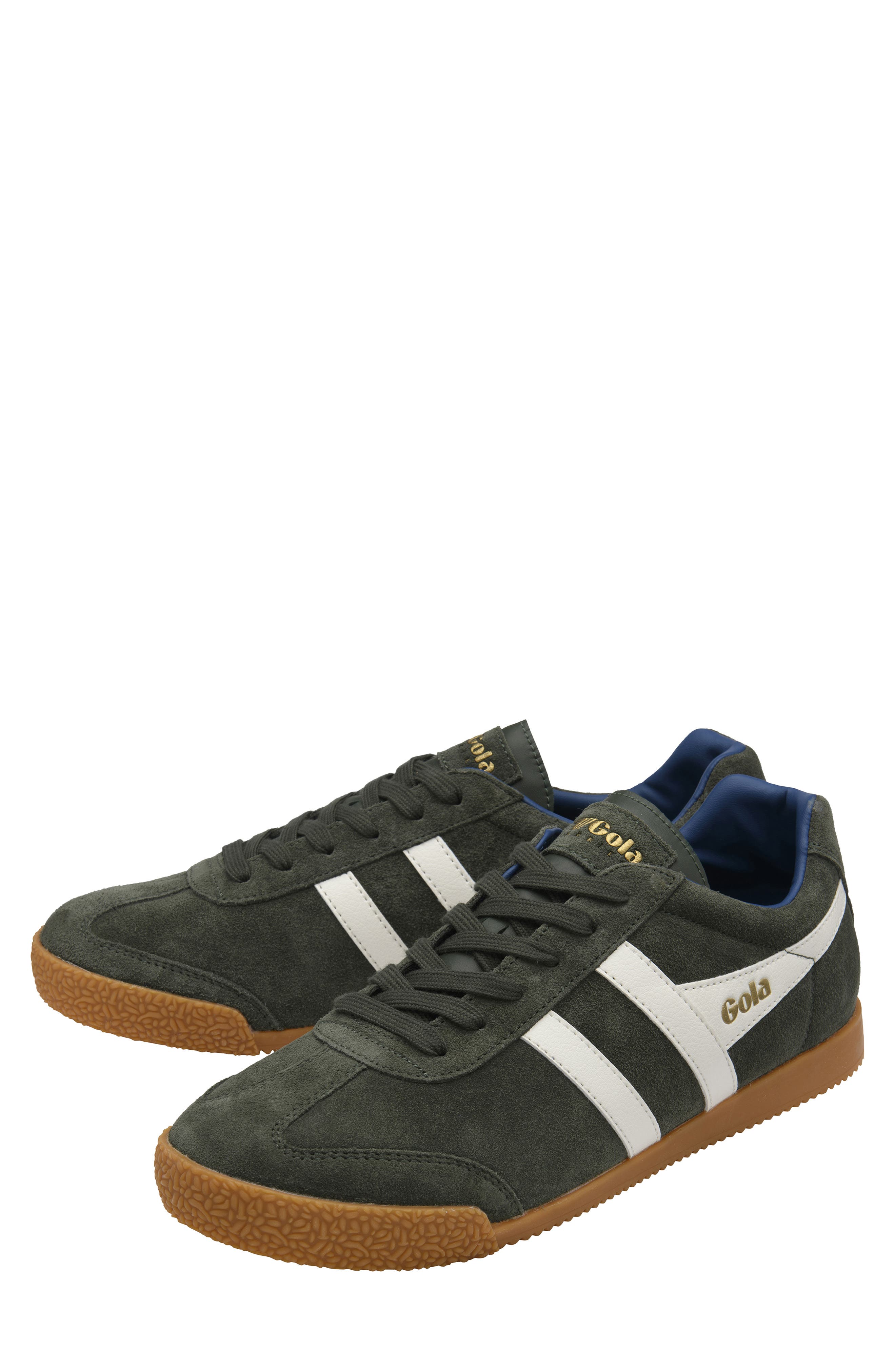 Harrier Low Top Sneaker, Alternate, color, DK KHAKI/O WHITE/MARINE BLUE