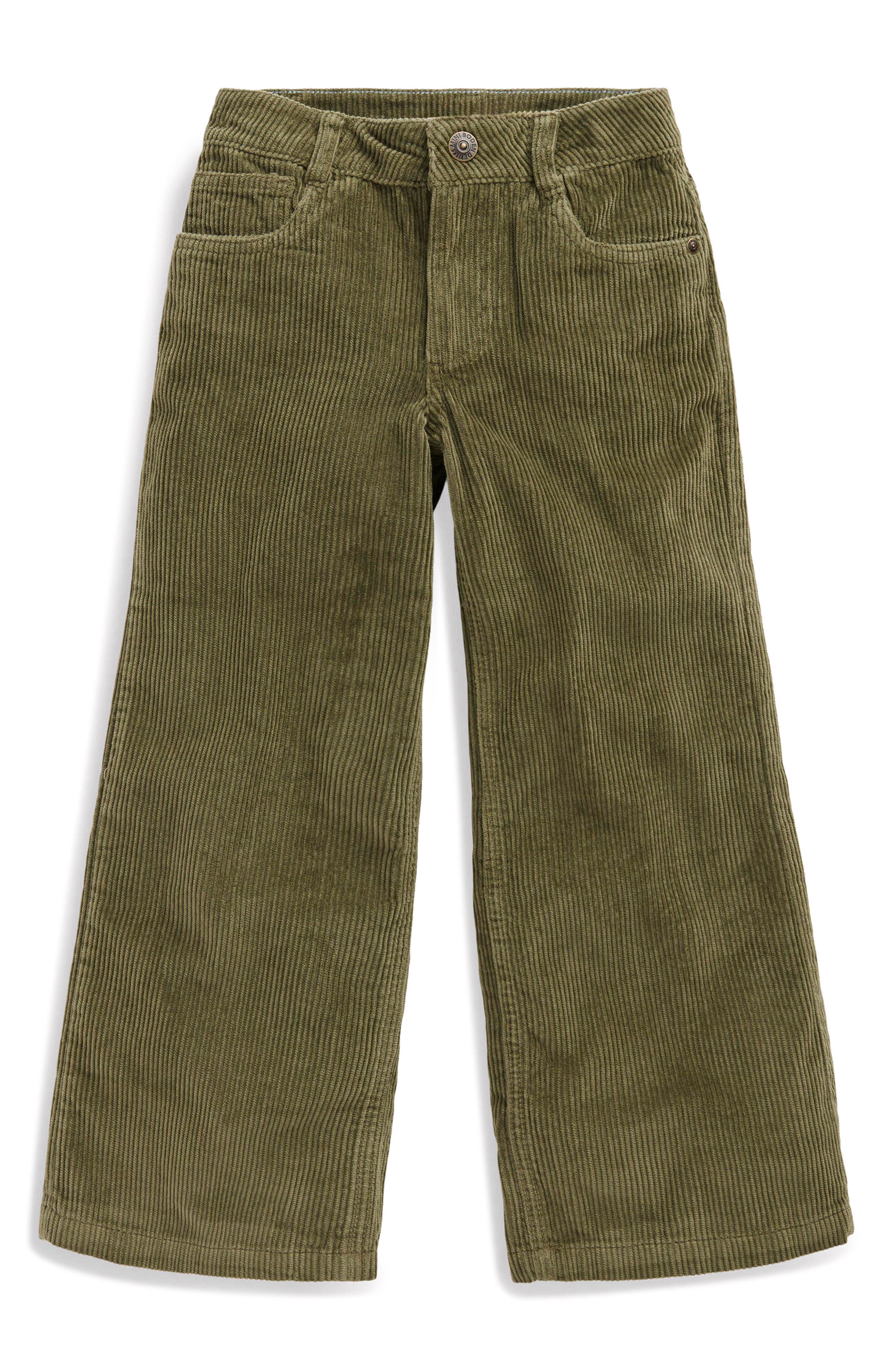 Mini Boden Kids' Wide Leg Corduroy Pants