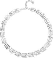 UNODE50 Sterling Silver Plated Necklace With Links