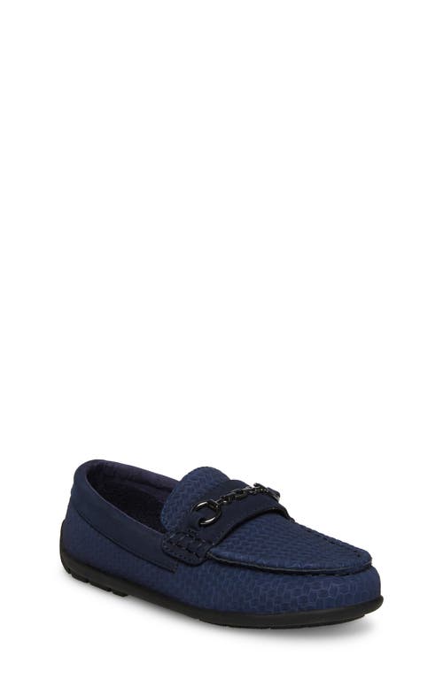 Steve Madden Kids' Bjustinn Loafer in Navy 
