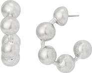 AllSaints Ballchain Hoop Earrings
