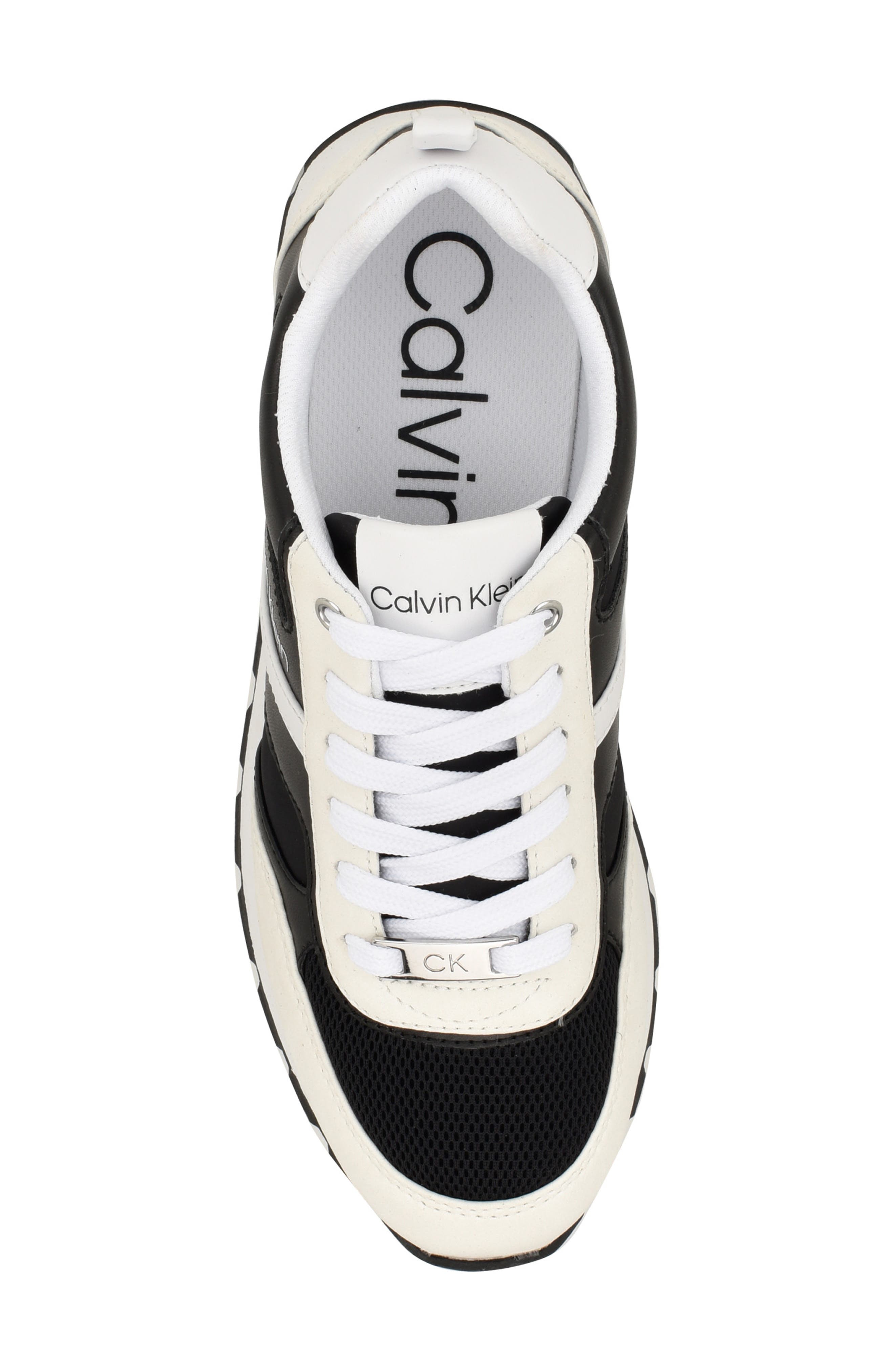 Carlla Sneaker, Alternate, color, WHITE/BLACK