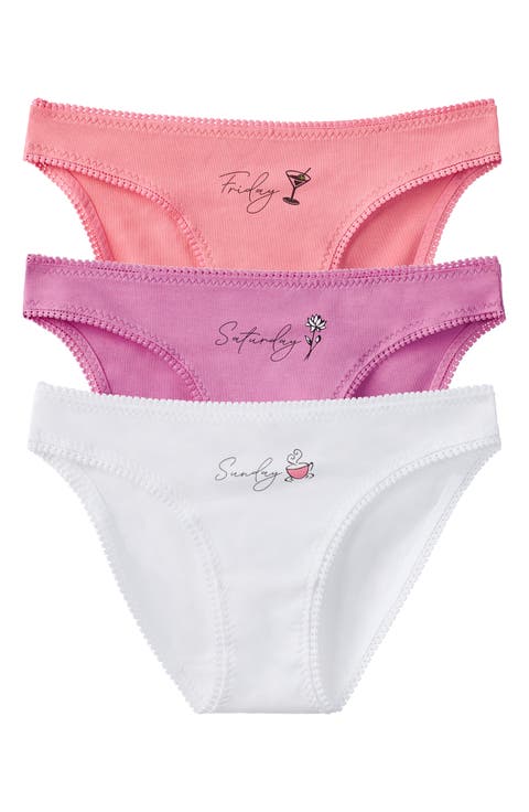 Cabana Cotton Assorted 3-Pack Bikinis
