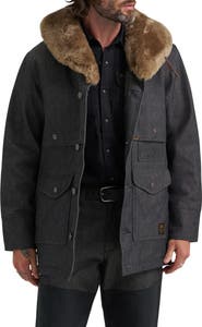 Wrangler Filson X Wrangler Genuine Shearling Collar Packer Jacket