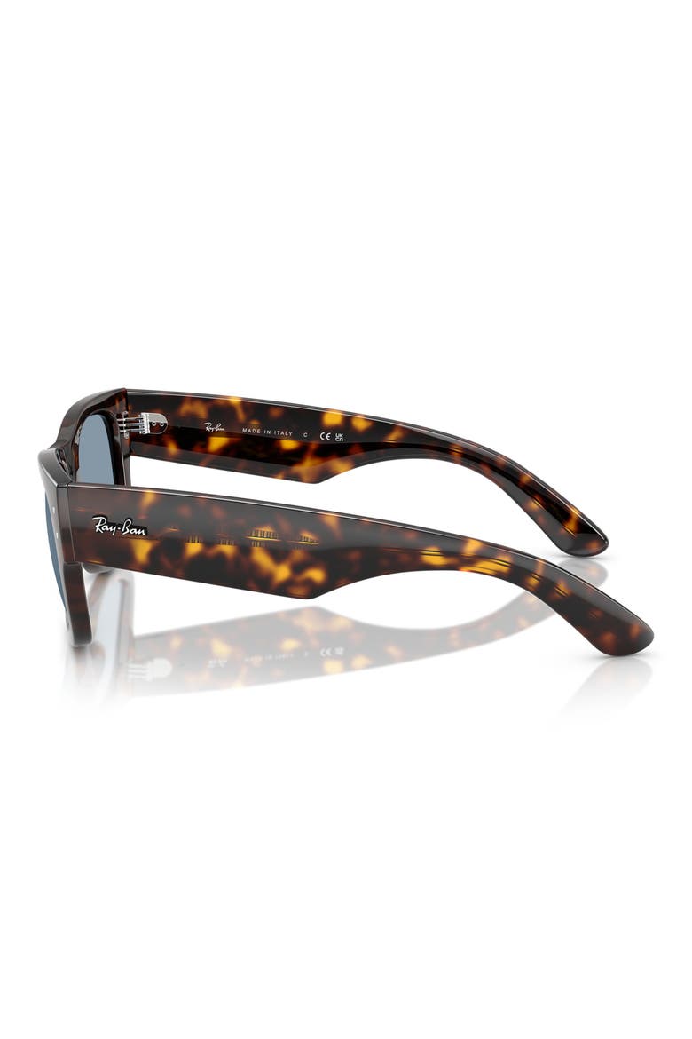 51mm Square Sunglasses, Alternate, color, HAVANA / BLUE