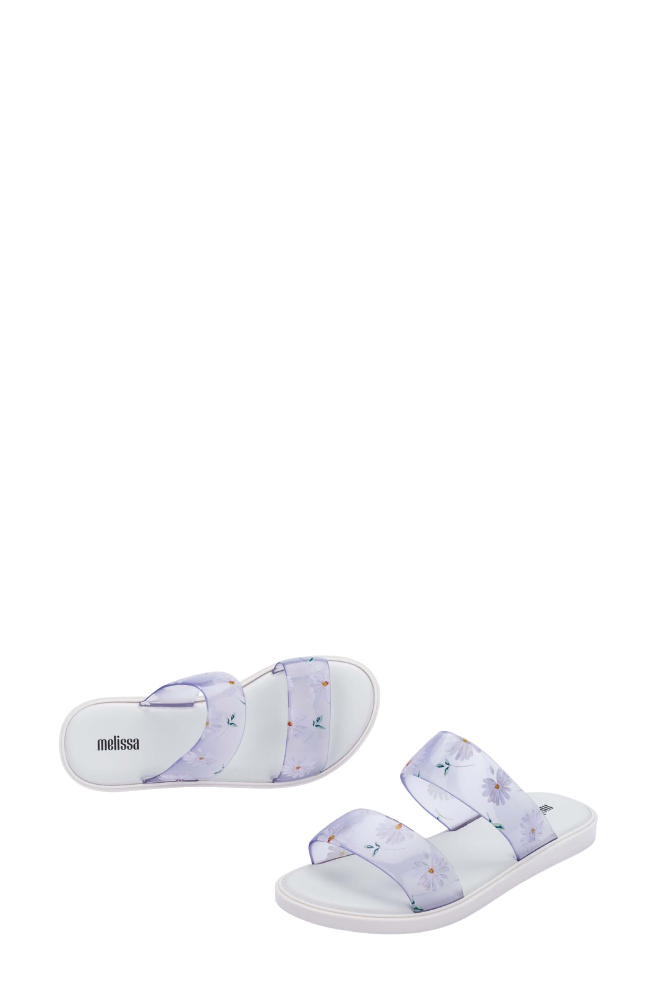 Bubble Slide Sandal, Alternate, color, WHITE/ CLEAR