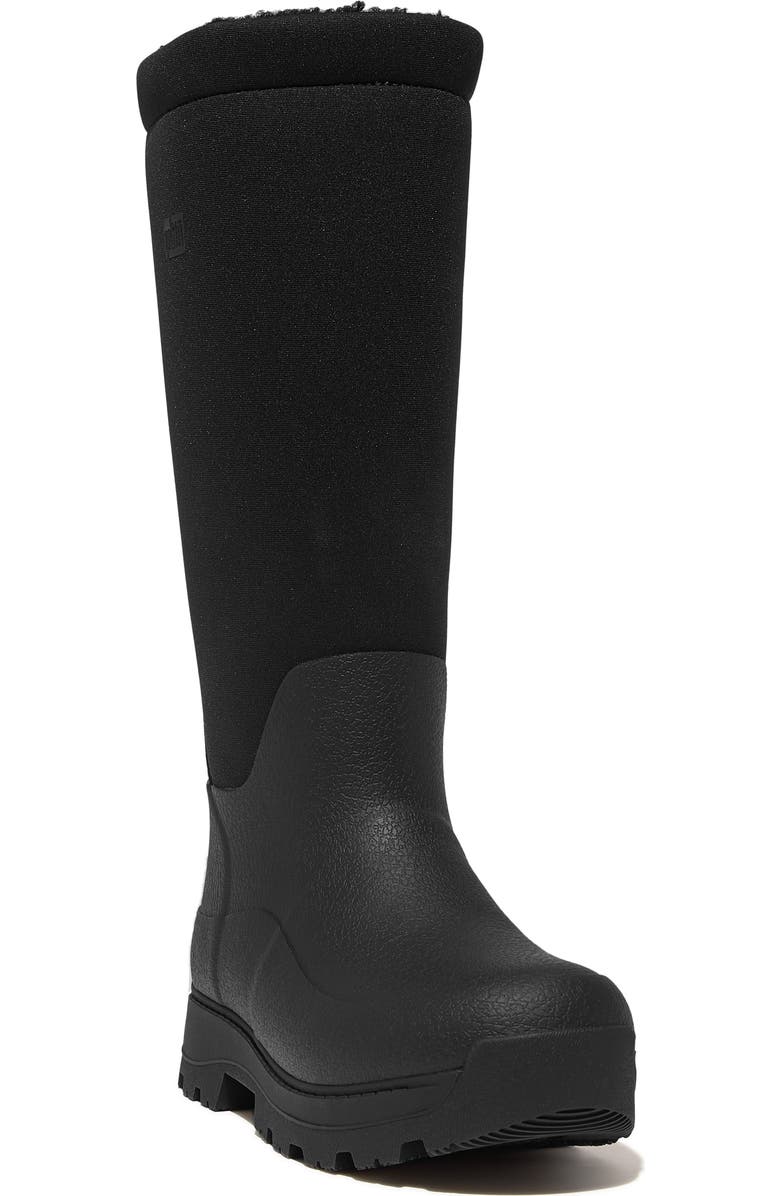 FitFlop WonderWelly Advanced Terrain Fleece Lined Rain Boot, Main, color,