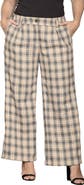 Standards & Practices Plaid Wide Leg Pants