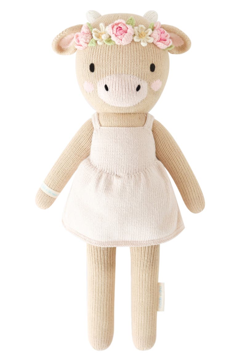 Amelia the Cow Stuffed Animal, Main, color, PINK