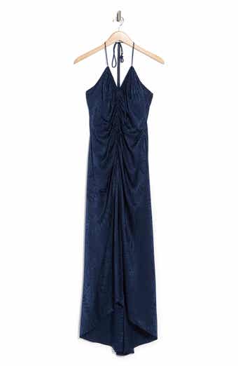 Veronica Beard Aldana Halter Silk Blend Dress
