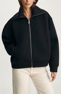 Mavi Jeans Sporty Luxe Full Zip Fleece Sweatshirt