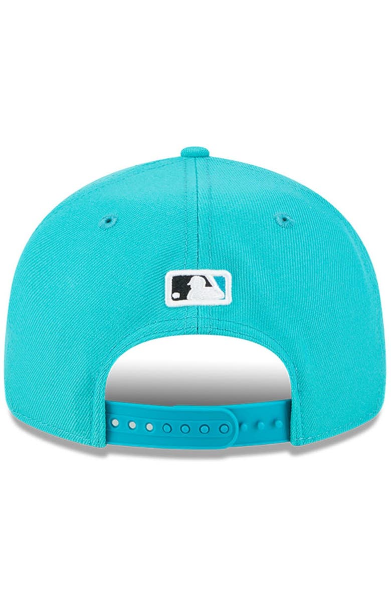 New Era Men's New Era Teal Florida Marlins Baseball Hall of Fame Retro Crown Cooperstown Collection 9FIFTY Adjustable Hat, Alternate, color, 