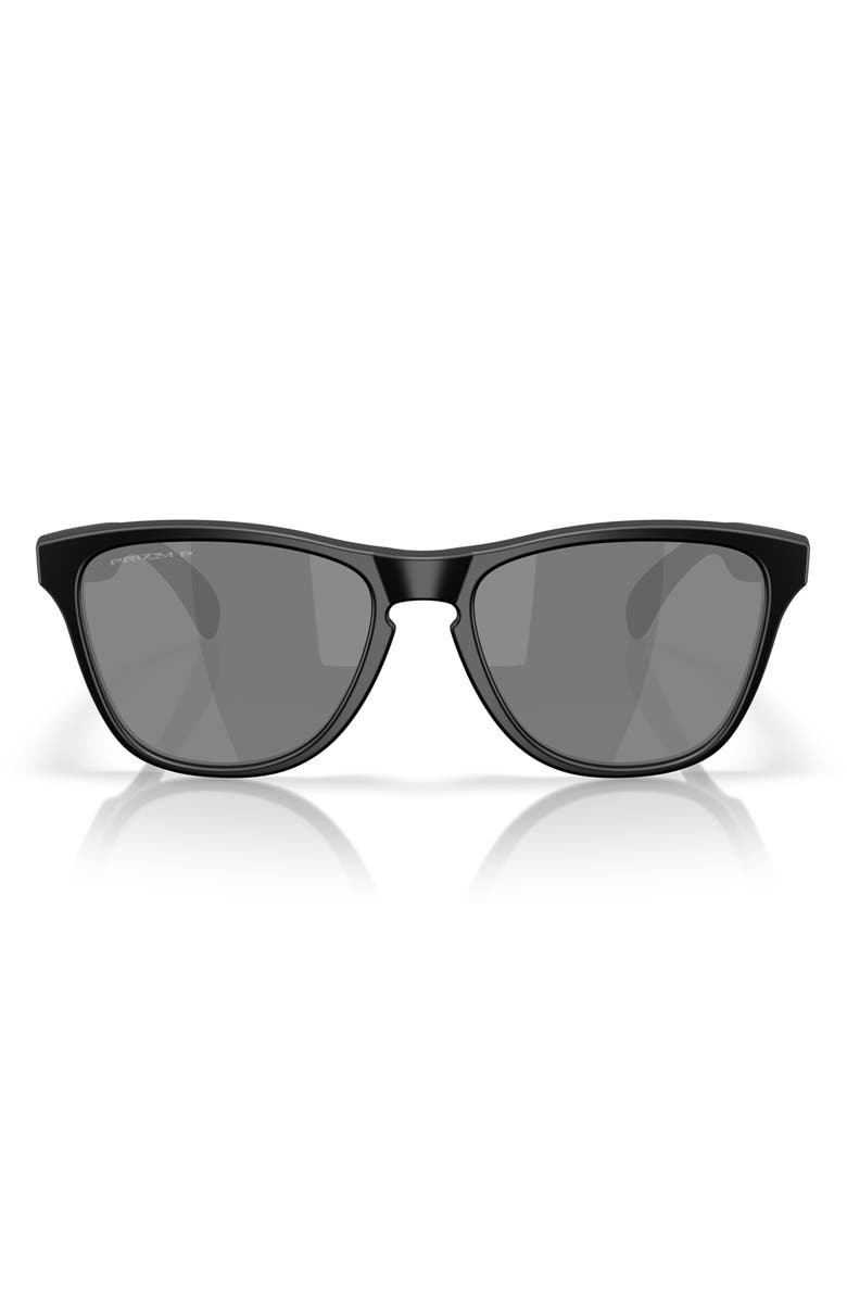 Oakley 53mm Prizm<sup>™</sup> Polarized Round Sunglasses, Main, color, Matte Black / Polar