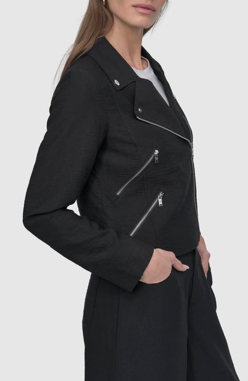 DKNY DKNY CRINKLE MOTO JACKET