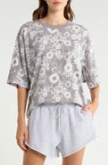Free People FP Movement Stripe Relaxed Fit Cotton T-Shirt