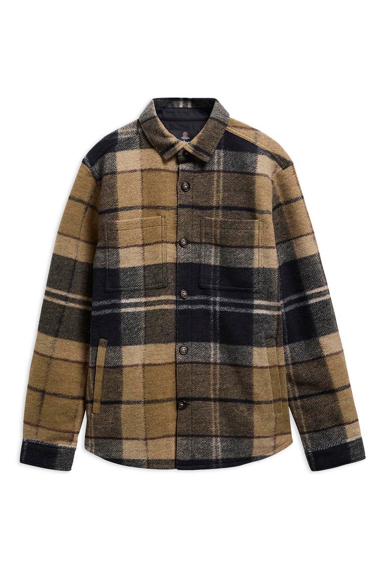 Woodlane Brushed Plaid Shirt Jacket, Alternate, color, BIRCHWOOD DRESS TARTAN