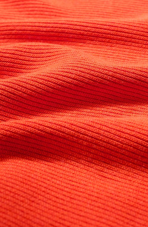 Seasalt Cornwall Makers Rib Organic Cotton Sweater In Red