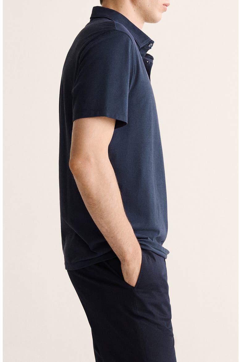 Slim Fit Cotton Polo, Alternate, color, NAVY