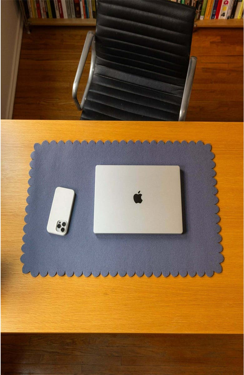 Graf Lantz Crest Merino Wool Large Desk Pad, Alternate, color,